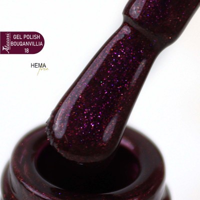 GEL POLISH BOUQANVILIA 18 HEMA FREE ALEZORI 15ml
