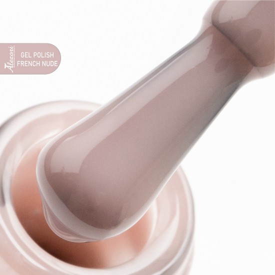 Ημιμόνιμο Βερνίκι Νυχιών GEL POLISH FRENCH NUDE ALEZORI 15ml