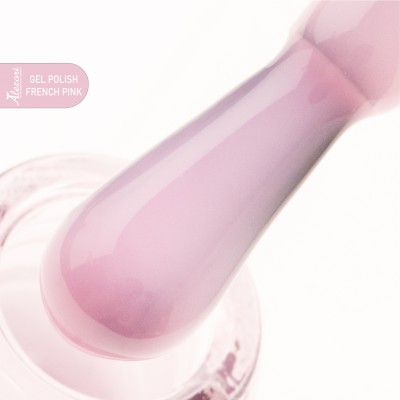 Ημιμόνιμο Βερνίκι Νυχιών GEL POLISH FRENCH PINK ALEZORI 15ml