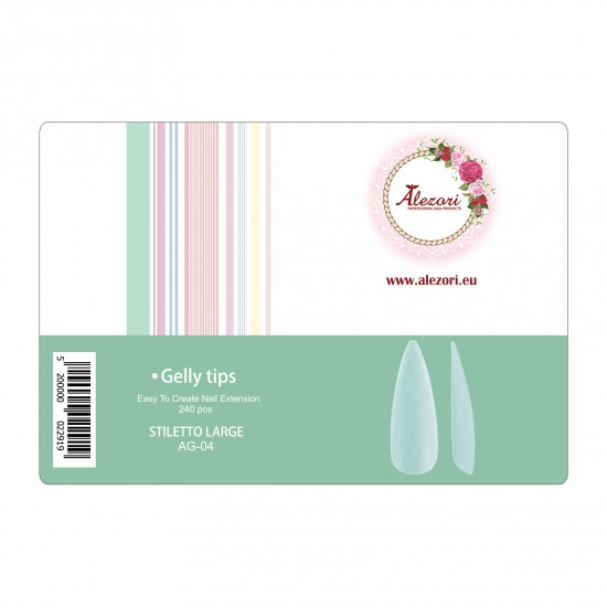 GELLY TIPS LARGE STILETTO AG-04