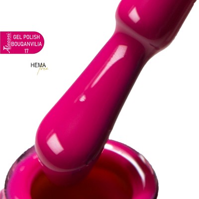 GEL POLISH BOUQANVILIA 17 HEMA FREE ALEZORI 15ml