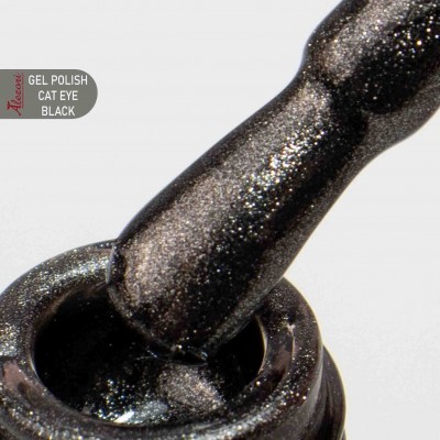 GEL POLISH CAT EYE BLACK 