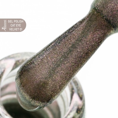 GEL POLISH CAT EYE VELVET 01 ALEZORI 15ml.
