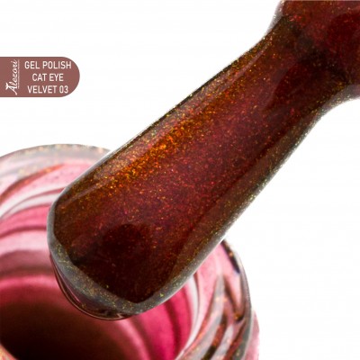 GEL POLISH CAT EYE VELVET 03 ALEZORI 15ml.