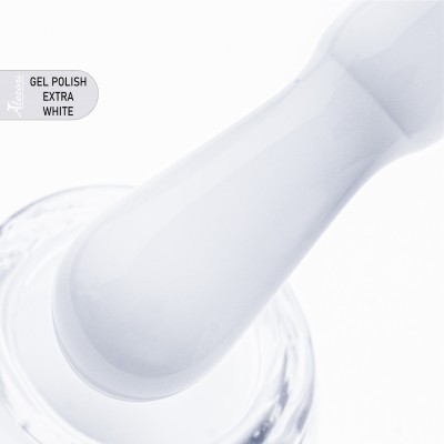 Ημιμόνιμο Βερνίκι Νυχιών GEL POLISH Extra White ALEZORI 15ml