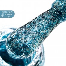 GEL POLISH GLAMOUR 29 (№010_GLITTER) 15ml.