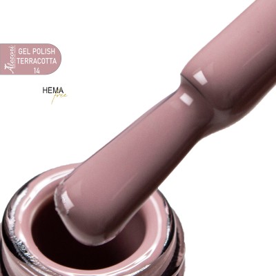 GEL POLISH TERRACOTTA 14 HEMA FREE ALEZORI 15ml