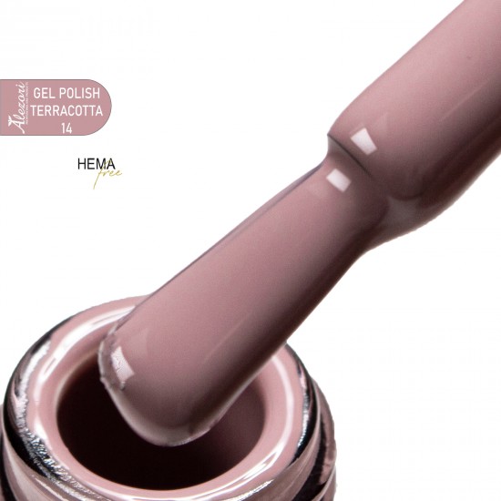 GEL POLISH TERRACOTTA 14 HEMA FREE ALEZORI 15ml