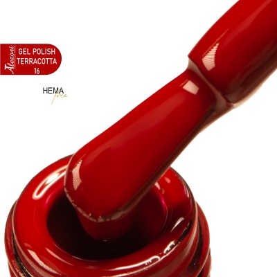 GEL POLISH TERRACOTTA 16 HEMA FREE ALEZORI15ml