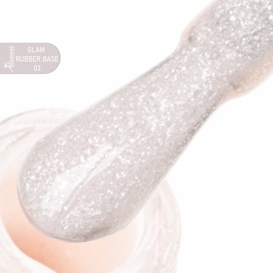 RUBBER BASE GLAM 03 ALEZORI 15ml