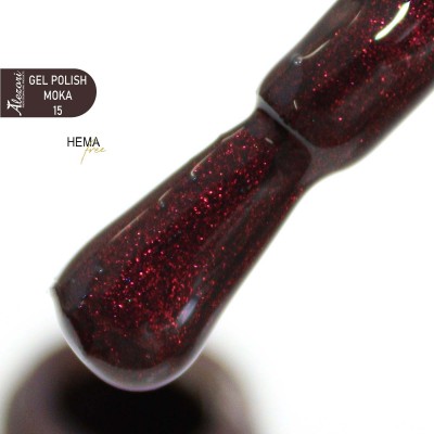GEL POLISH MOKA 15 HEMA FREE ALEZORI 15ml