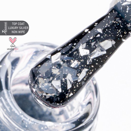 TOP COAT NON WIPE LUXURY SILVER ALEZORI 15ml