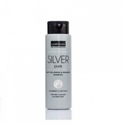 Σαμπουάν μαλλιών κατά του κιτρινίσματος Lorvenn Silver pure 300ml