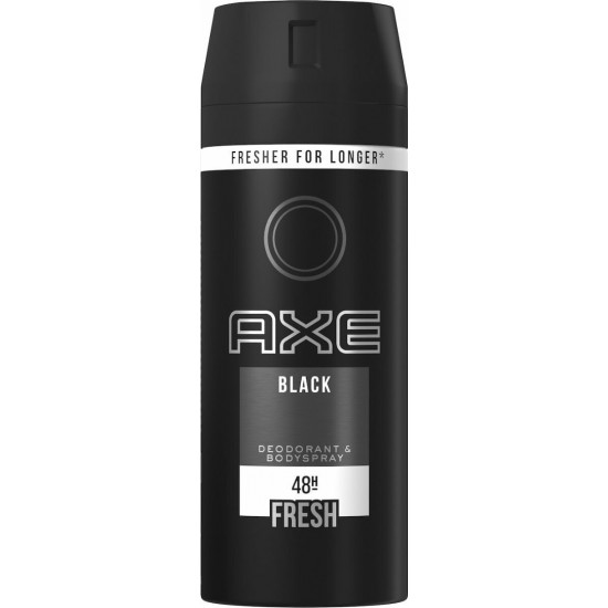 Axe Black Body Spray 48h Fresh 150ml Αποσμητικό σώματος