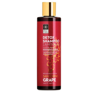 Ενυδατικό Σαμπουάν Μαλλιών Bodyfarm Santorini Grape Shampoo 250ml