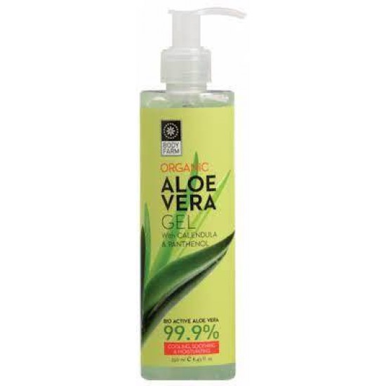 Ενυδατικό Τζέλ με Αλόη Bodyfarm Organic Aloe Vera Gel 99,9% 250ml