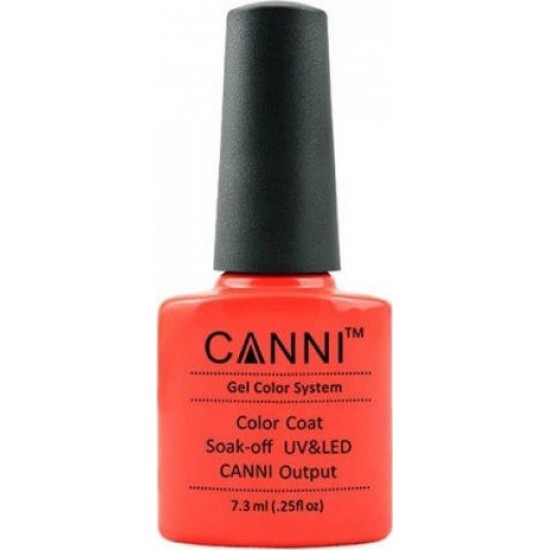 Ημιμόνιμο Βερνίκι  Canni Nail Art Color Coat  177 Noticeable Orange 7.3ml