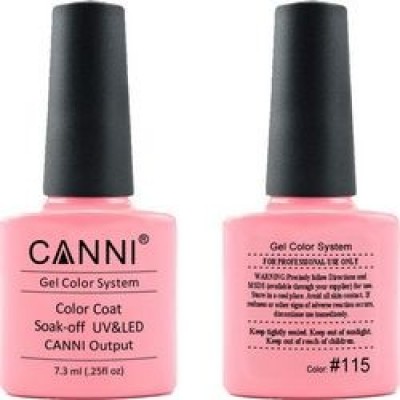 Ημιμόνιμο Βερνίκι Canni Nail Art Color Coat 115 Fresh Pink 7.3ml