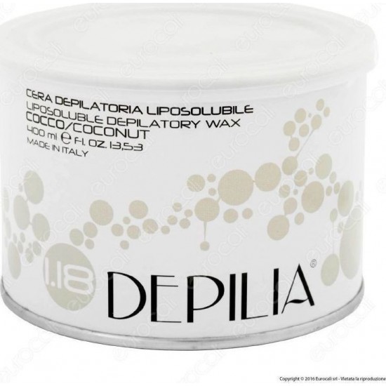 Κερί Αποτρίχωσης σε βάζο Depilia Καρύδα 400ml