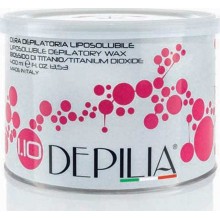 Κερί Αποτρίχωσης DEPILIA σε βάζο Ροζ Τιτάνιο 400ml