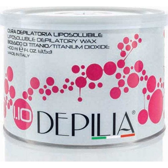 Κερί Αποτρίχωσης DEPILIA σε βάζο Ροζ Τιτάνιο 400ml