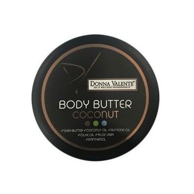 Βούτυρο Σώματος Donna Valente Shea Butter & Coconut Oil Body Butter 210ml