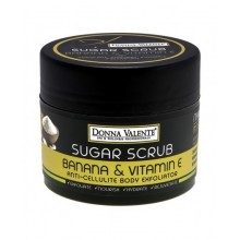 Απολεπιστική Κρέμα Σώματος Donna Valente με Μπανάνα, Βιταμίνη Ε και Ζάχαρη Body Scrub 600gr