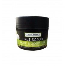 Απολεπιστική Κρέμα Σώματος Donna Valente Aloe Vera & Green Tea Salt Scrub 250gr