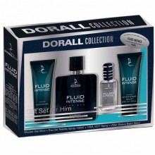 Ανδρικό Σετ Δώρου Dorall Collection Fluid Intense For Him Άρωμα 100ml + 15ml/After Shave 50ml/Shower Gel 50ml