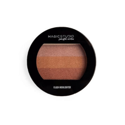 Πούδρα λάμψης Folia Cosmetics Magic Studio Sungold Flash Highlighter