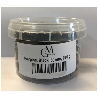 Τσιμπιδάκια μαλλιών Μαύρο G&M Cosmetics 50mm 250gr