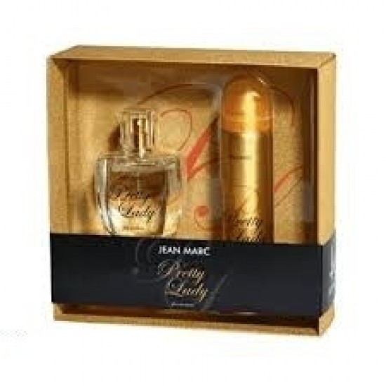 Σετ Jean Marc Eau de toilette (100ml) & body spray (75ml) Pretty Lady