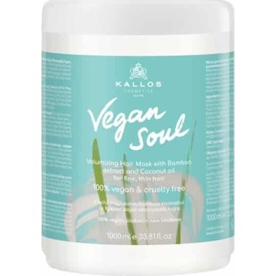 Μάσκα Μαλλιών Kallos Vegan Soul Volumizing Hair Mask 1000ml