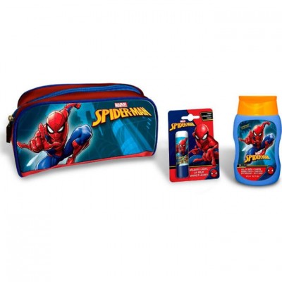 Παιδικό Σετ Spiderman με Τσαντάκι Lip balm και Αφρόλουτρο Lorenay 200ml