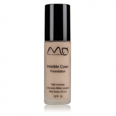 MD Professionnel Invisible Cover Foundation SPF30  30ml 01-Porcelain