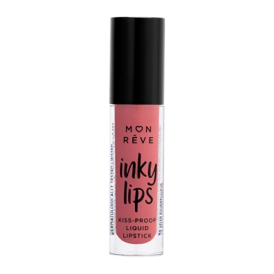 Υγρό Ματ Κραγιόν Liquid Lipstick Kiss-Proof INKY LIPS MON REVE 02 4ml