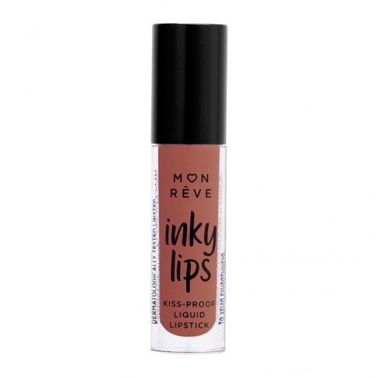Υγρό Ματ Κραγιόν Liquid Lipstick Kiss-Proof INKY LIPS MON REVE 04 4ml