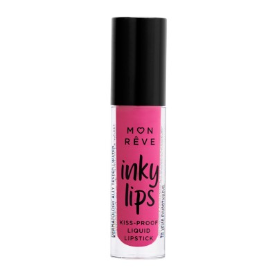 Υγρό Ματ Κραγιόν Liquid Lipstick Kiss-Proof INKY LIPS MON REVE 06 4ml