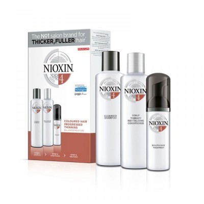 Θεραπεία μαλλιών Nioxin Σύστημα 4 Loyalty Kit (Σαμπουάν 150ml, Conditioner 150ml, Θεραπεία 40ml)