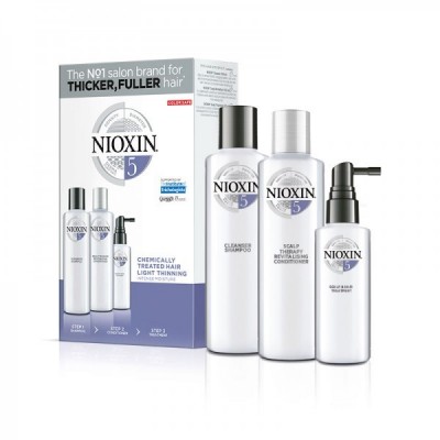 Θεραπεία μαλλιών Nioxin Σύστημα 5 Loyalty Kit (Σαμπουάν 150ml, Conditioner 150ml, Treatment 50ml)