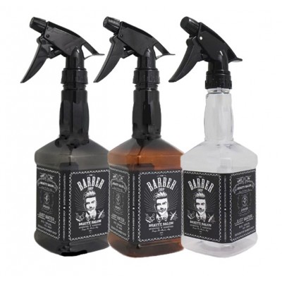 Βαποριζατέρ Πλαστικό Barber Beauty Salon  650ml Καφέ