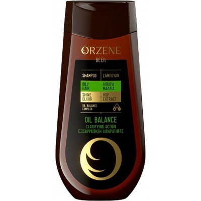 Σαμπουάν  Μαλλιών Μπύρας Για Λιπαρά Μαλλιά Orzene Shampοο Oil Balance 400ml
