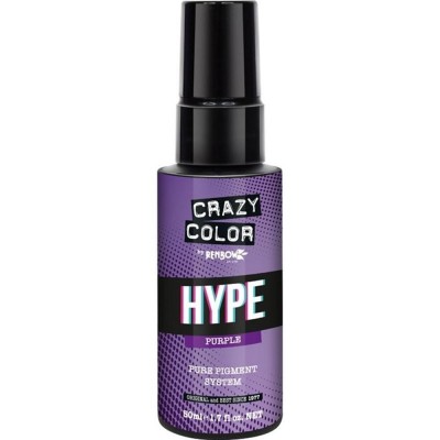 Ημιμόνιμη Βαφή Μαλλιών Renbow Crazy Color Hype Pure Pigment Drops Μωβ 50ml