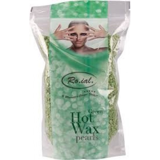 Κερί αποτρίχωσης σε κόκκους χλωροφύλλη  Ro.ial Green Hot Wax Pearls 800g