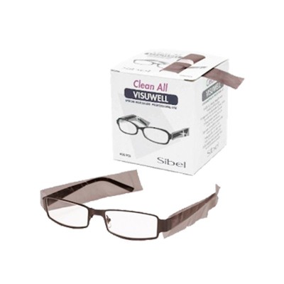 Προστατευτικές ζελατίνες για γυαλιά Sibel Clean All Visuwell 400pcs