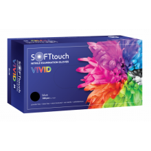 Γάντια Soft Touch Vivid Νιτριλίου Μπλέ χωρίς πούδρα Small (100τμχ)