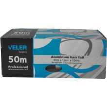 Αλουμινόχαρτο κομμωτηρίου σε ρολό Veler Aluminium Hair Foil 50m