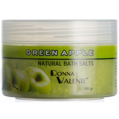 Άλατα μπάνιου  Donna Valente με πράσινο μήλο και θαλάσσια αύρα 500gr