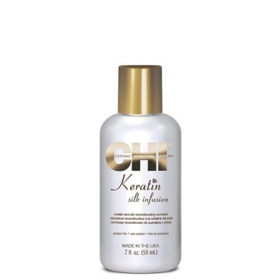 Λάδι μαλλιών με μετάξι και κερατίνη CHI Keratin Silk Infusion 59ML