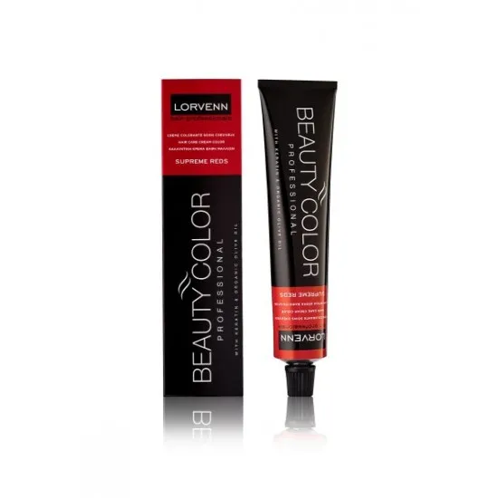 Βαφή μαλλιών Lorvenn Beauty Color Supreme Reds No 8.64 (Ξανθό Ανοιχτό Κόκκινο Χάλκινο) 70 ml